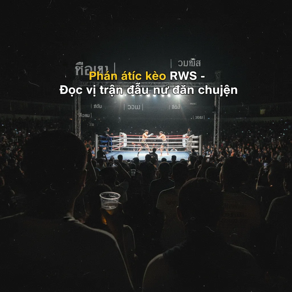 Một cú đá uy lực trong trận đấu Muay Thai RWS