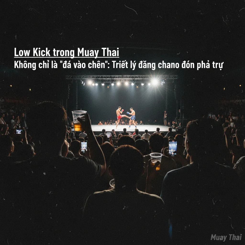 Tác hại của đòn low kick Muay Thái lên chân đối thủ.